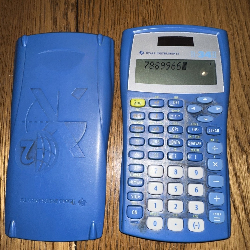 Texas Instruments TI-34 II Scientific Calculator No Cover.